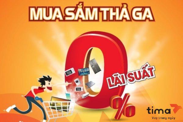 Vay trả góp hấp dẫn lãi suất 0%